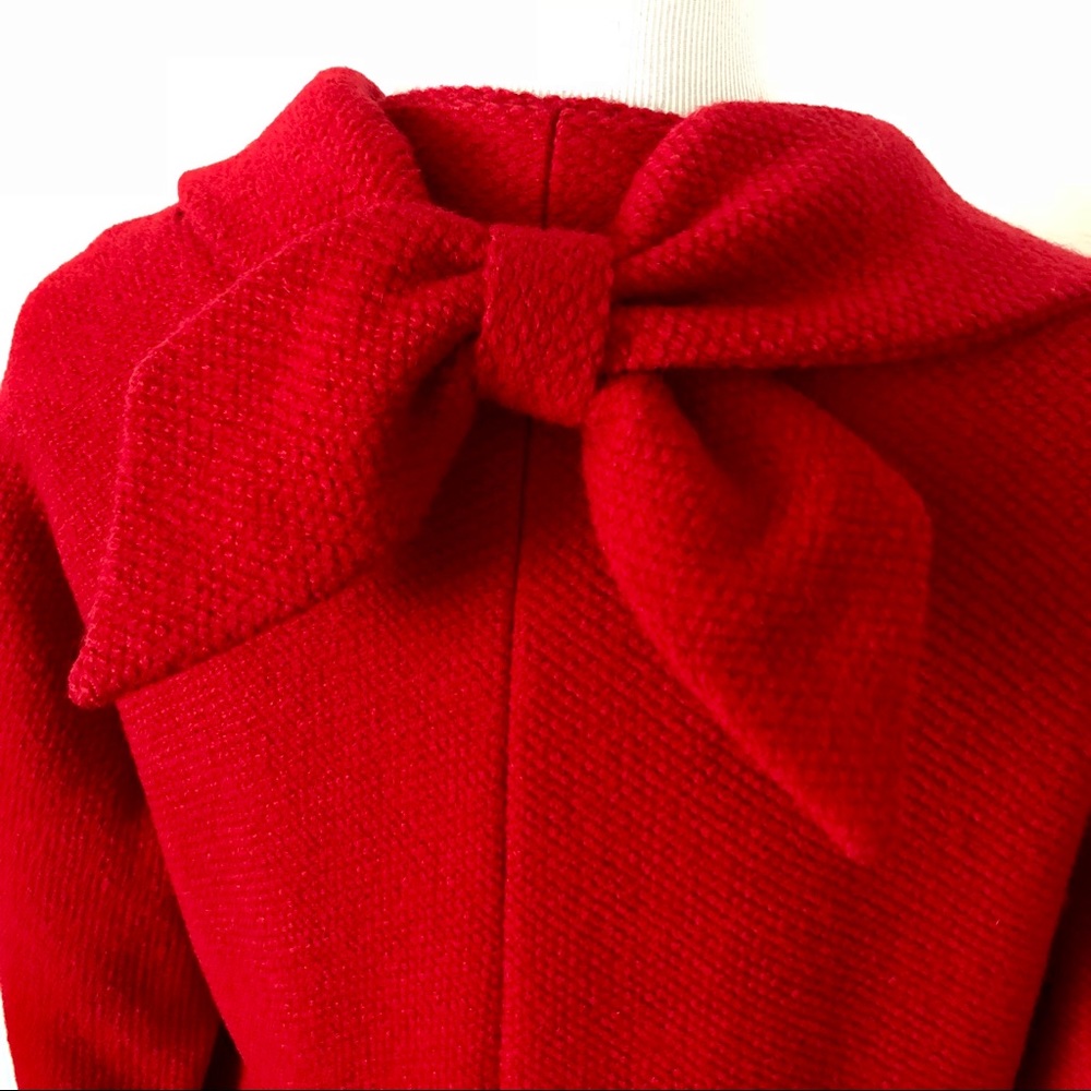 Vintage I.Magnin & Co Red Wool Coat